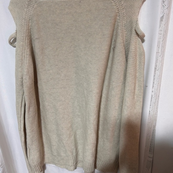 ESQUALO MUSTARD COLOURED Crew Neck Sweater with Shoulder Accents -US-12 - Picture 4 of 8